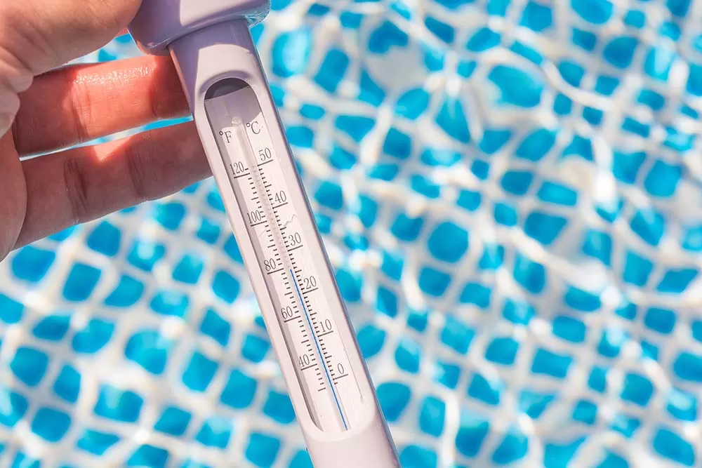 Measuring Pool's Water Temperature
