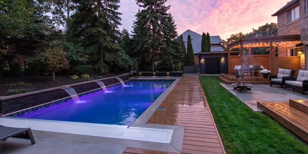 Pool Water Feature Lighting