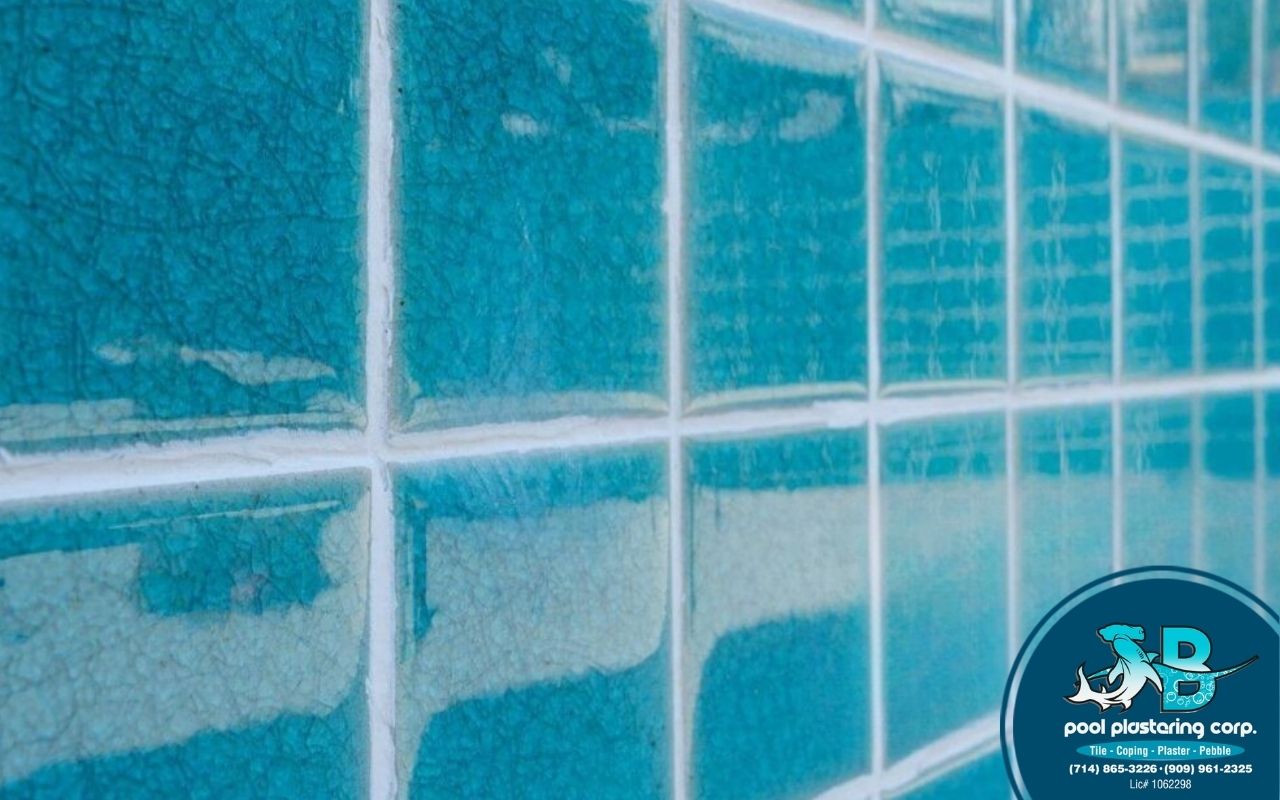 Smooth plaster care in the pool after brushing and water maintenance