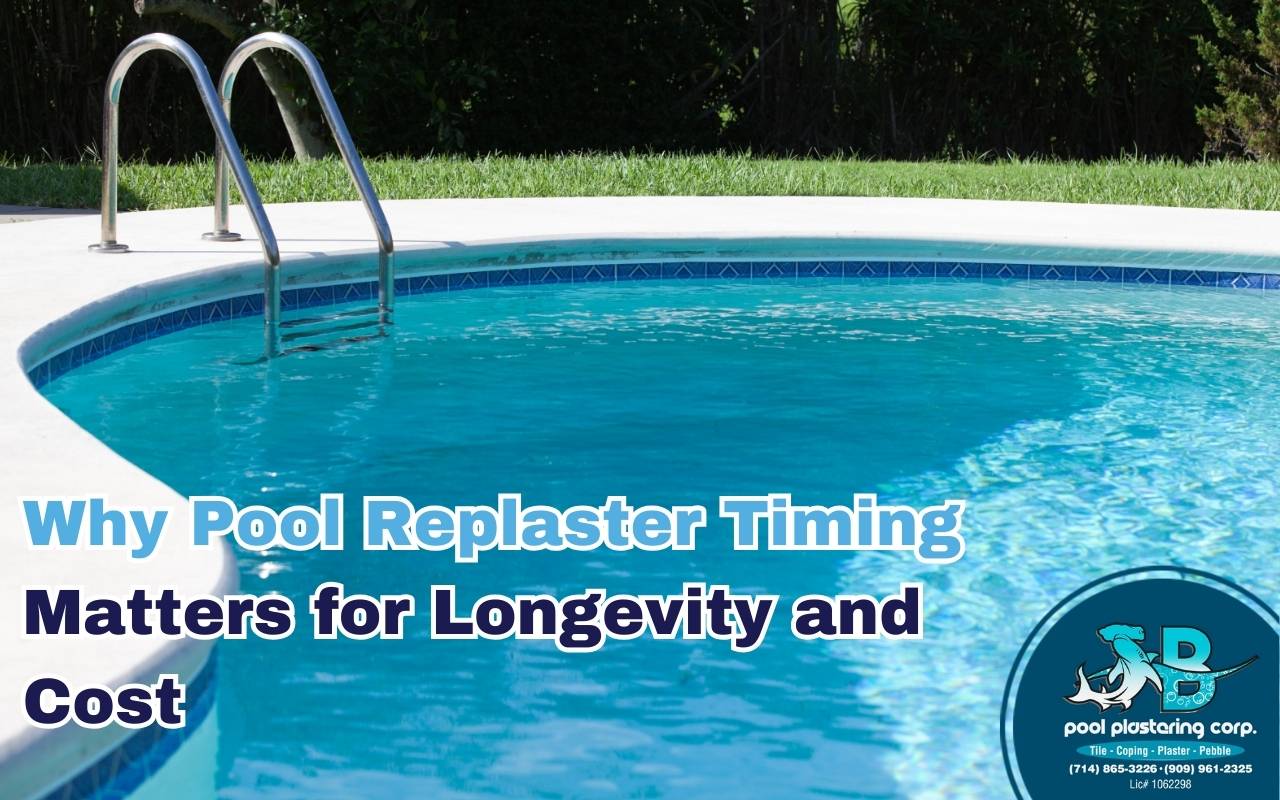 Pool replaster timing benefits during fall season