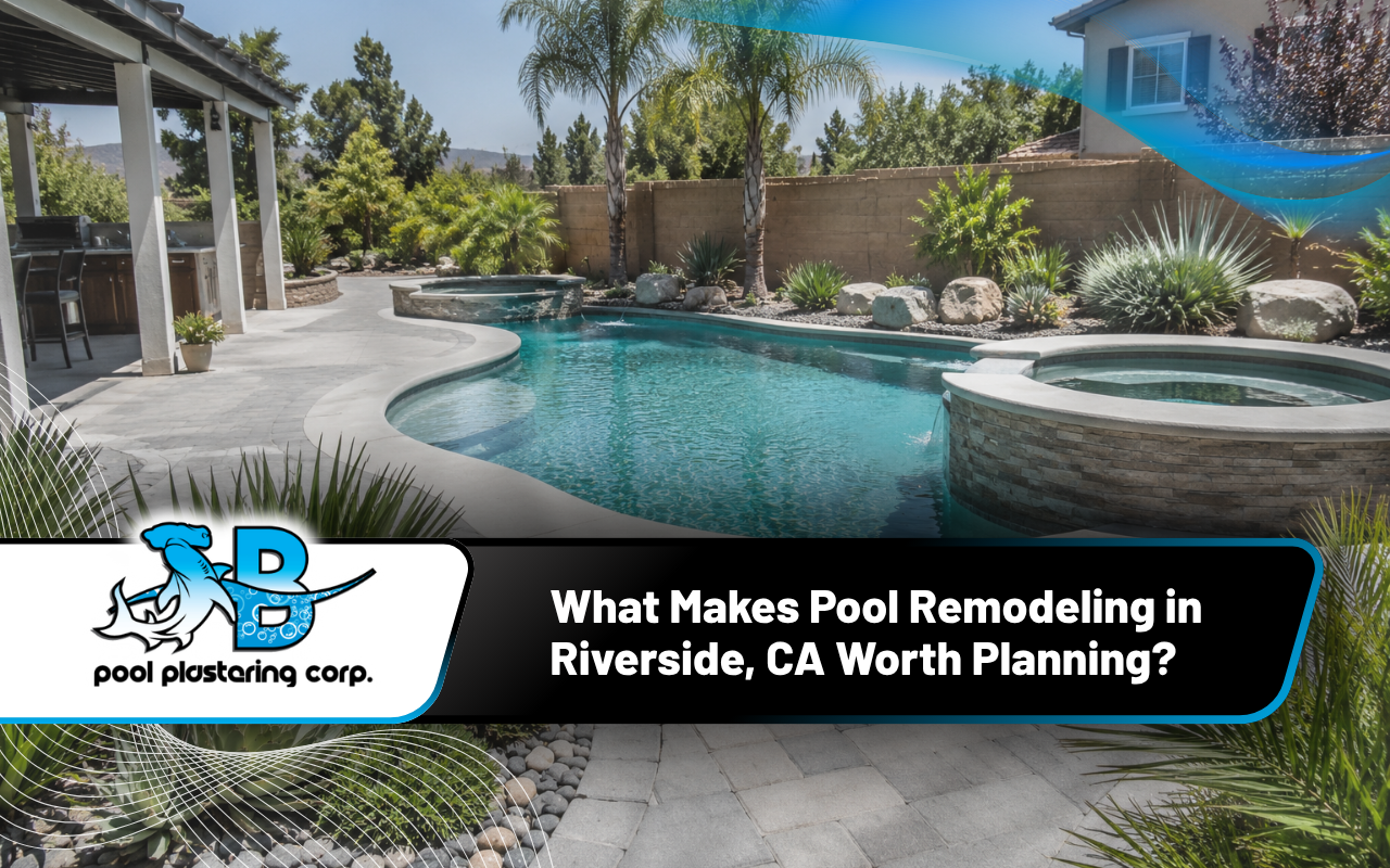 pool remodeling in Riverside, CA with updated backyard design