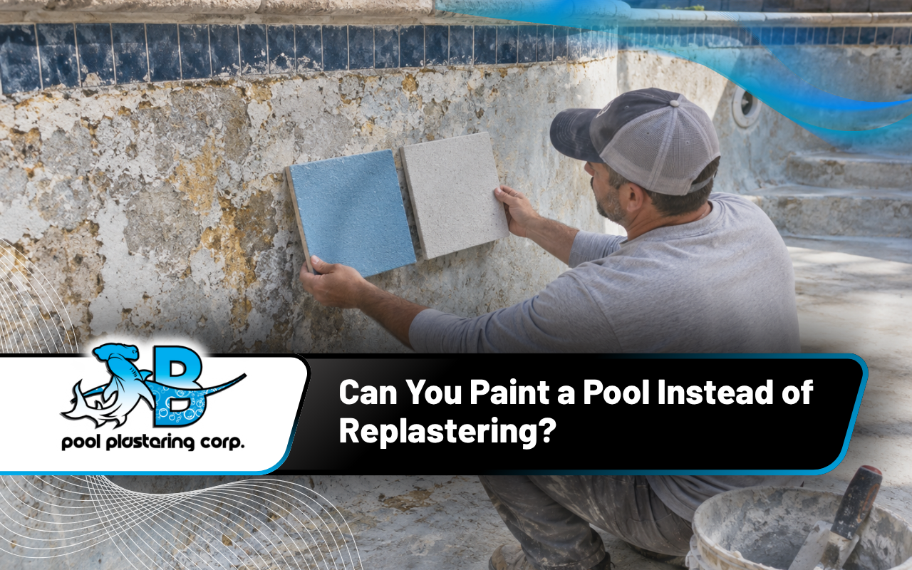 Decision table answering can you paint a pool instead of replacing plaster